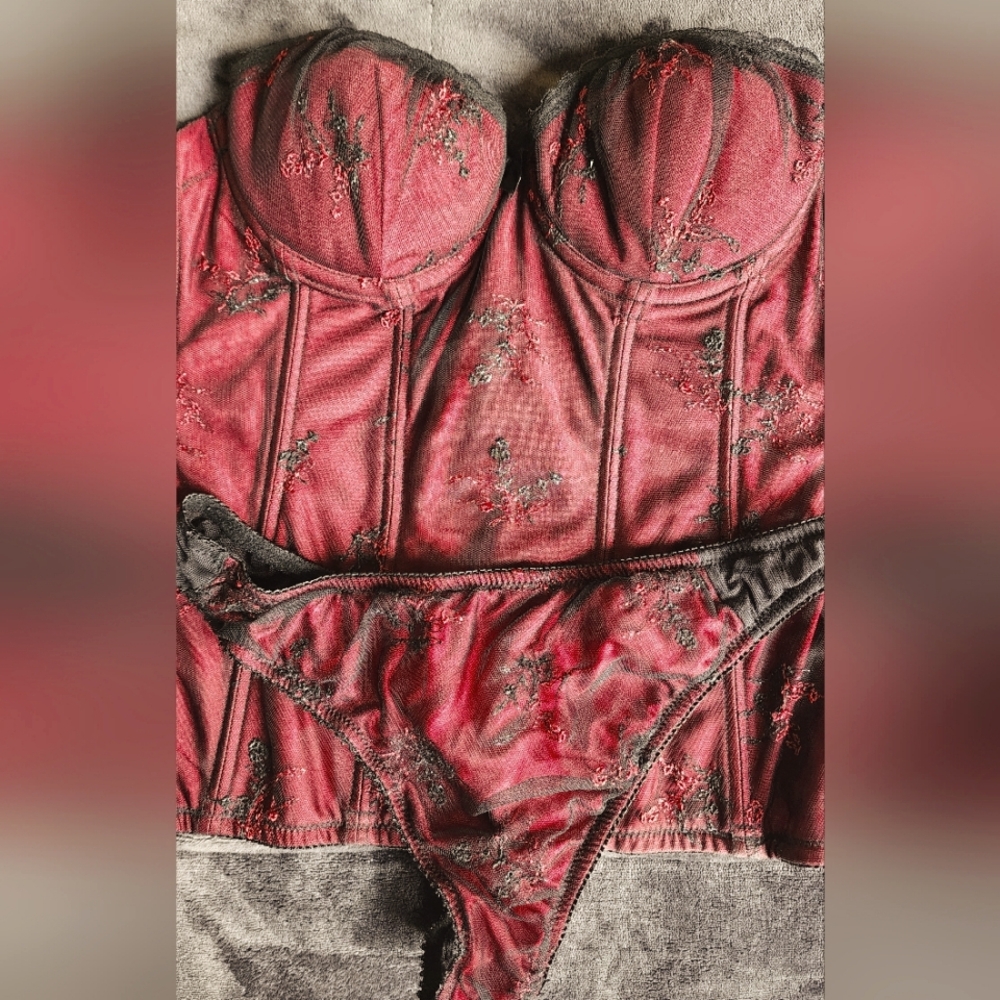 Victoria's Secret Vintage Bustier Set